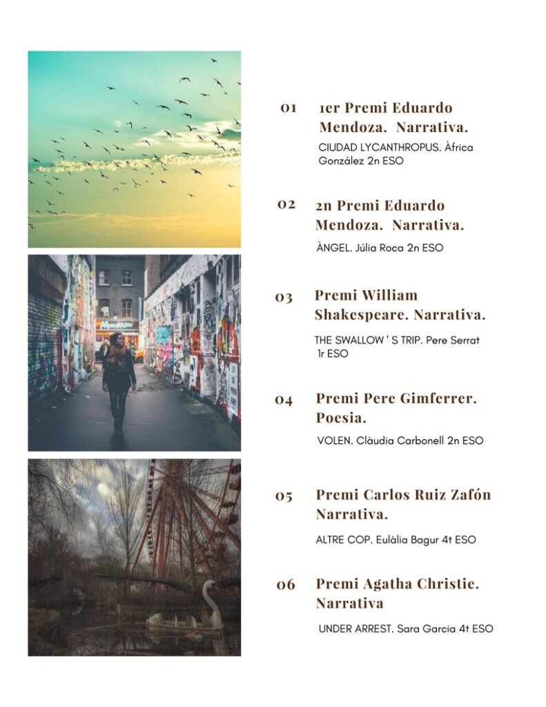 GUANYADORS PREMIS LITERARIS SANT JORDI 17